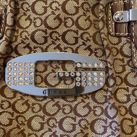 Guess large brown shoulder bag - Picture 4 of 8